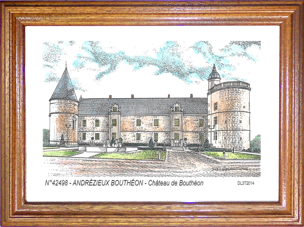 N 42498 - ANDREZIEUX BOUTHEON - chteau de bouthon