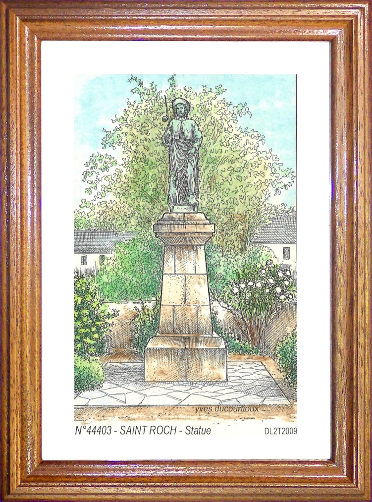 N 44403 - PONTCHATEAU - statue st roch