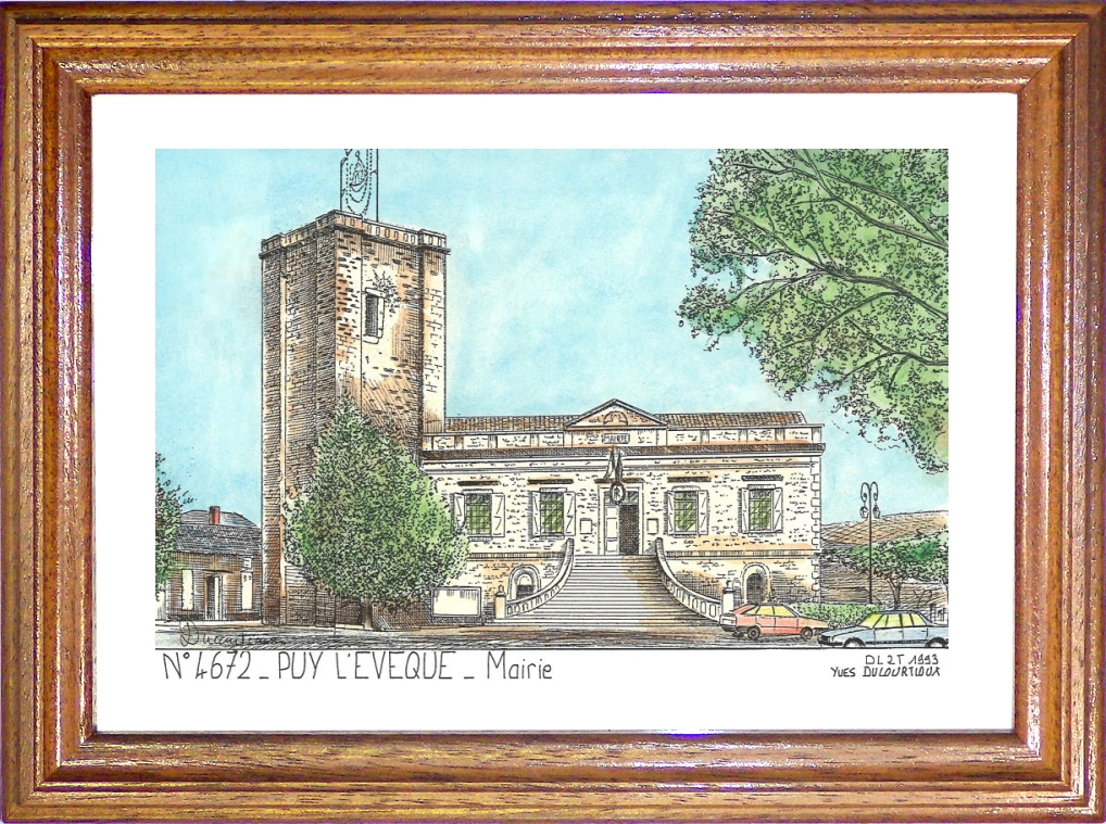 N 46072 - PUY L EVEQUE - mairie