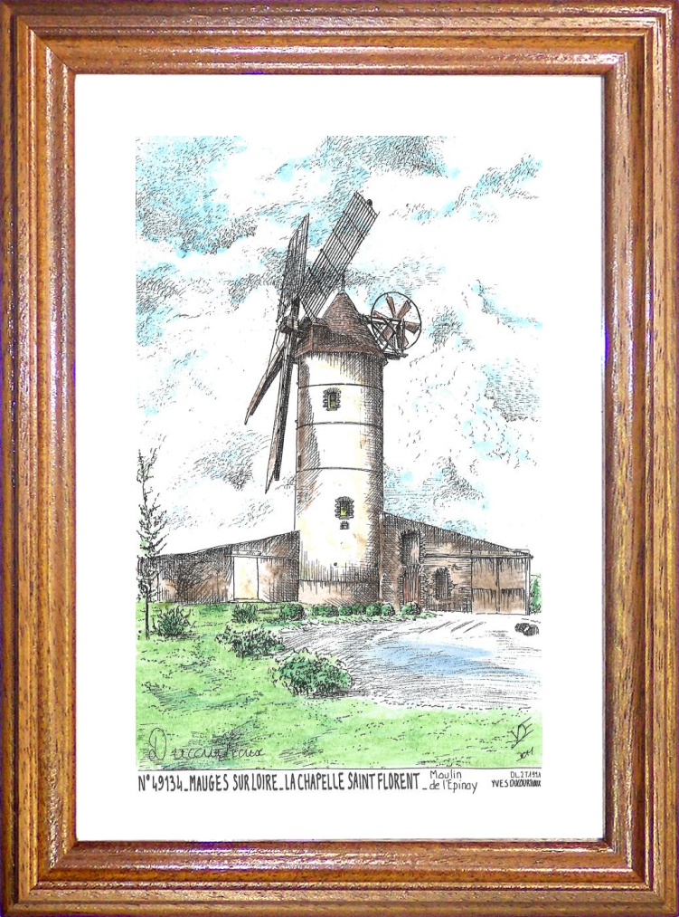 N 49134 - MAUGES SUR LOIRE LA CHAPELLE S - moulin de l pinay