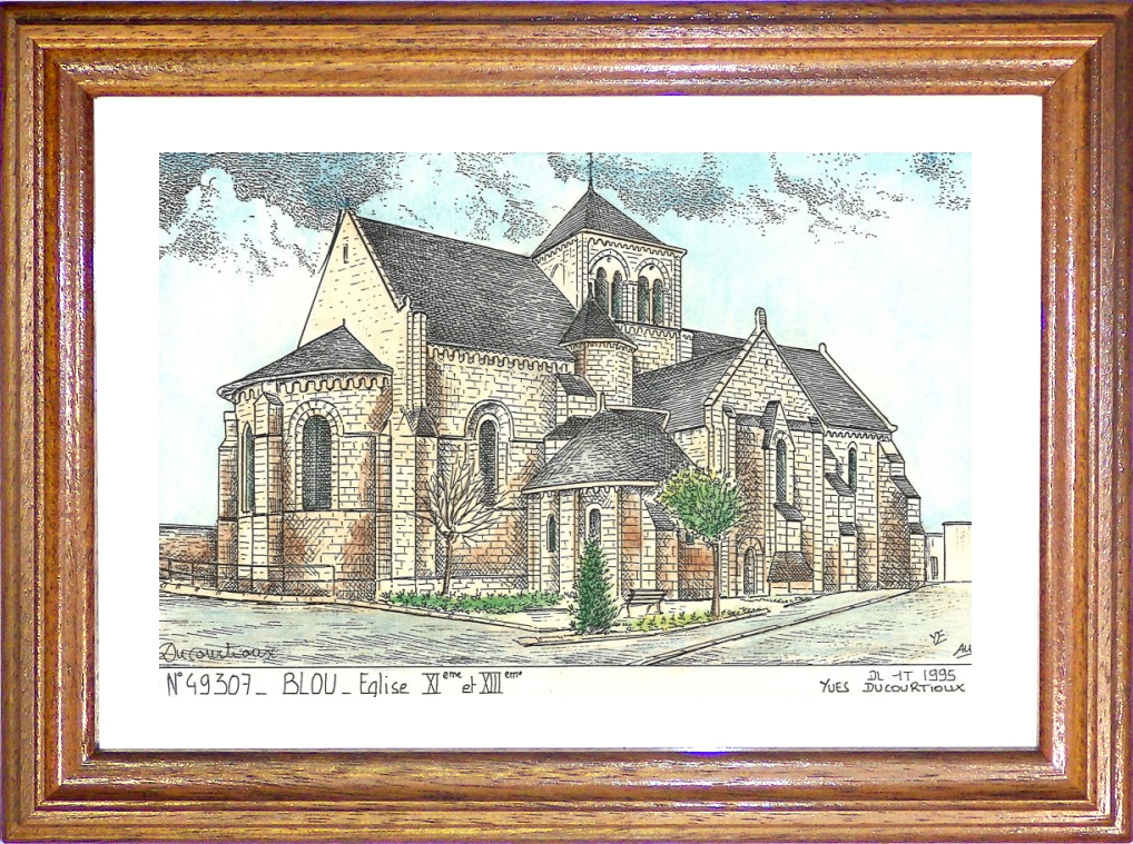 N 49307 - BLOU - glise XIme et XIIIme