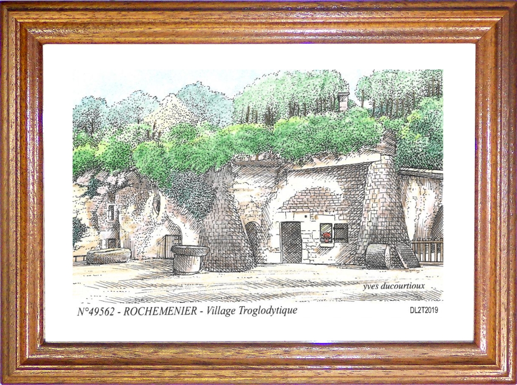 N 49562 - LOURESSE ROCHEMENIER - village troglodytique