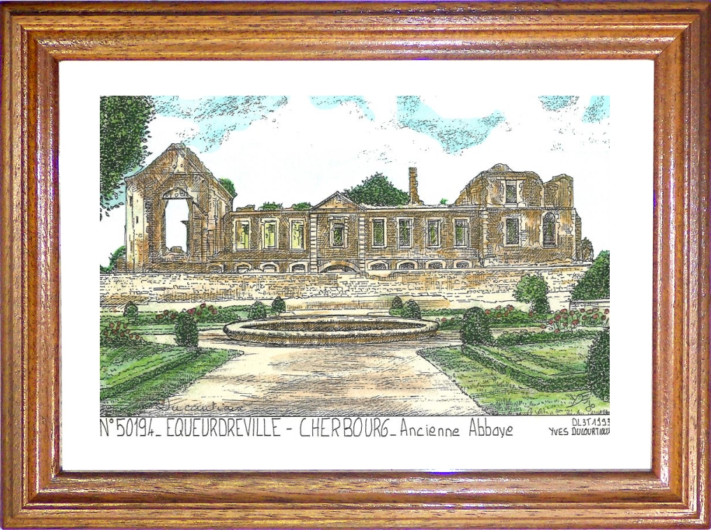 N 50194 - EQUEURDREVILLE HAINNEVILLE - ancienne abbaye