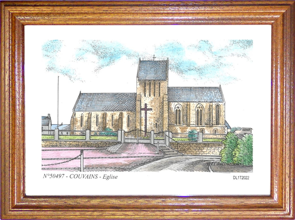 N 50497 - COUVAINS - glise