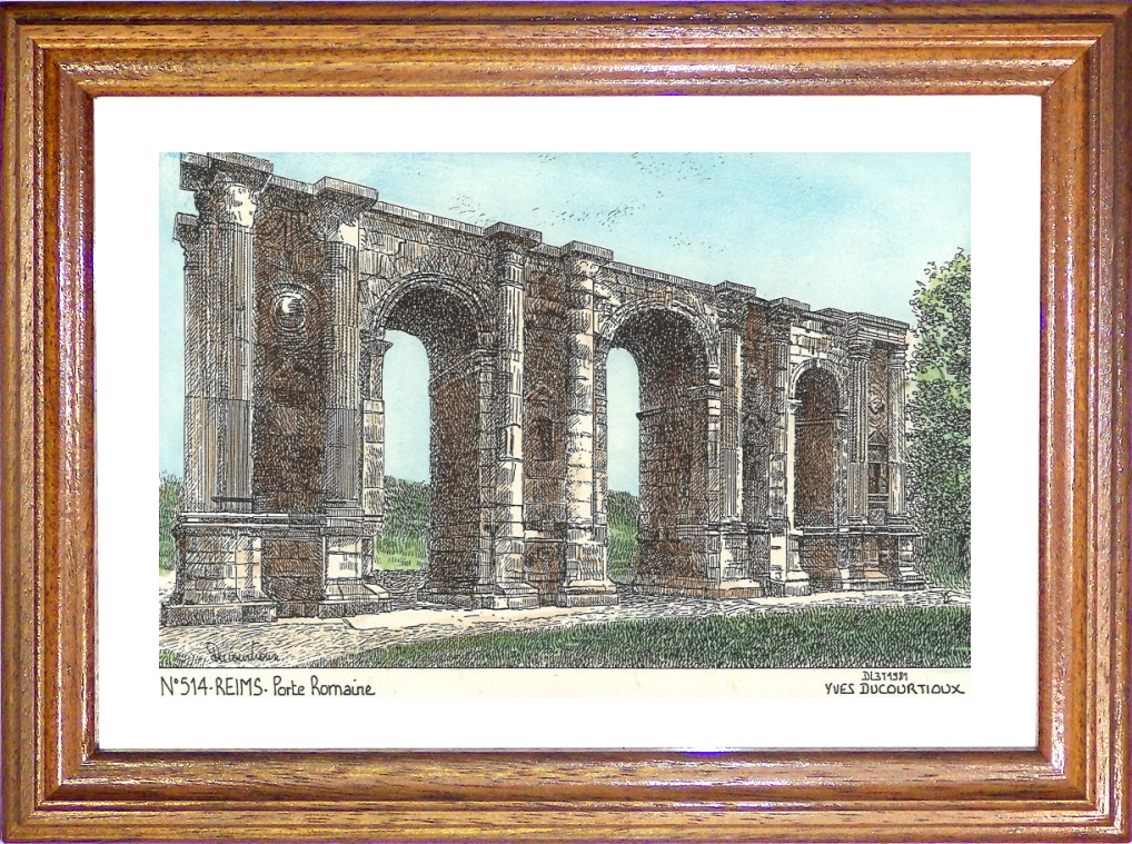 N 51004 - REIMS - porte romaine