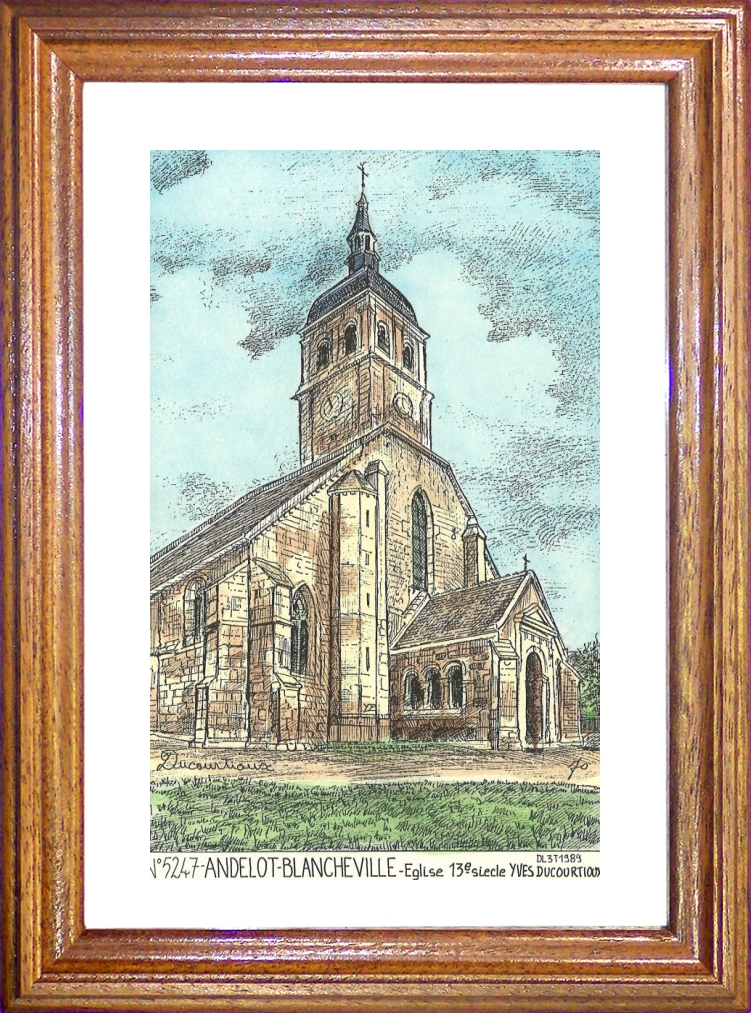 N 52047 - ANDELOT BLANCHEVILLE - glise 13 sicle