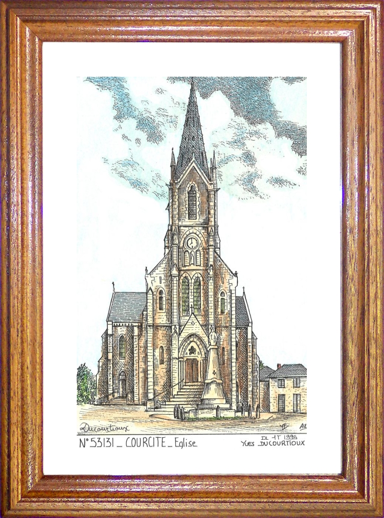 N 53131 - COURCITE - glise