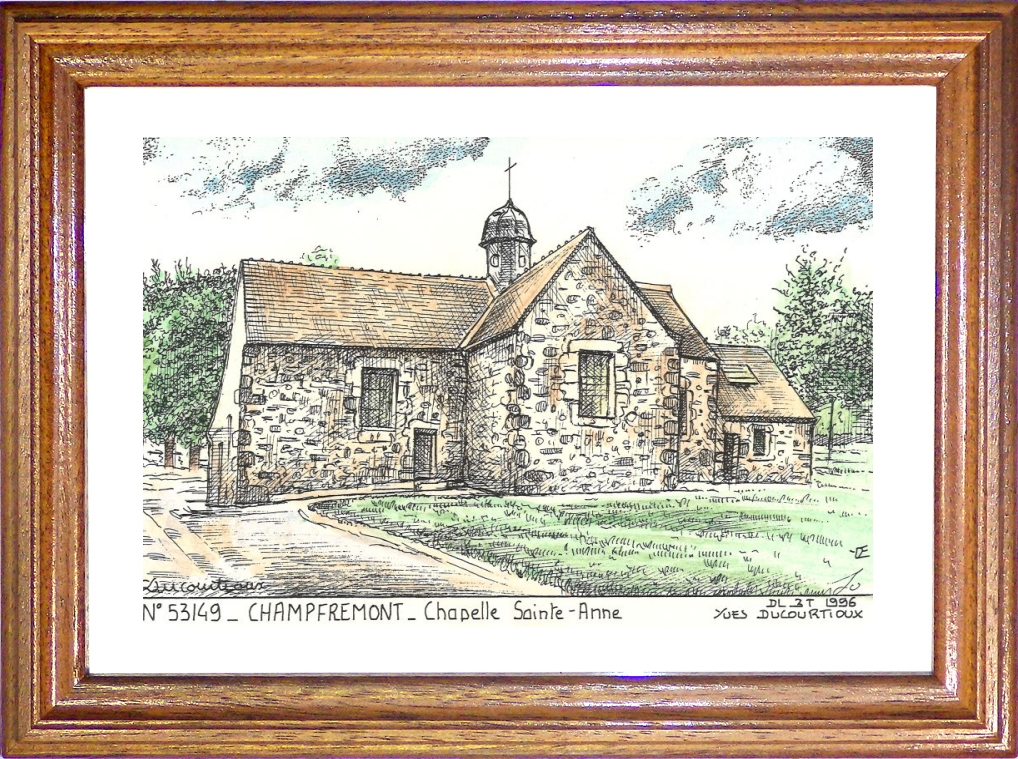 N 53149 - CHAMPFREMONT - chapelle ste anne