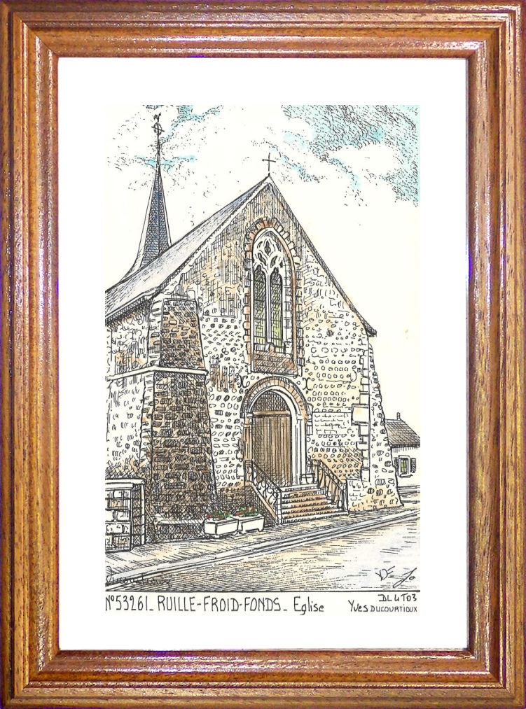 N 53261 - RUILLE FROID FONDS - glise