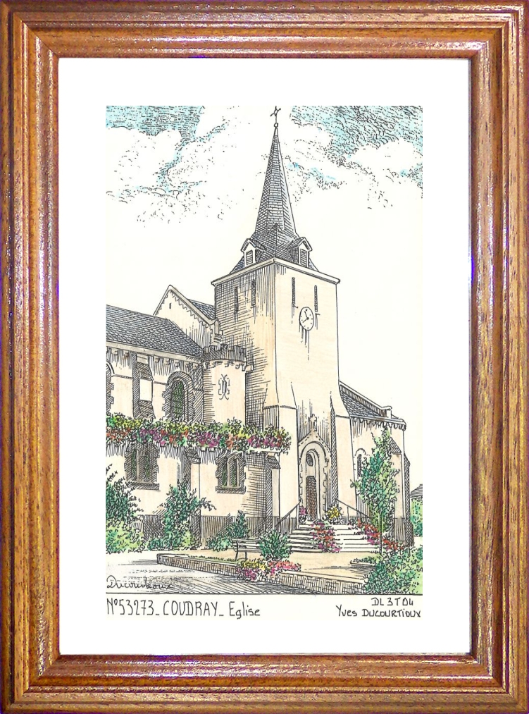 N 53273 - COUDRAY - glise