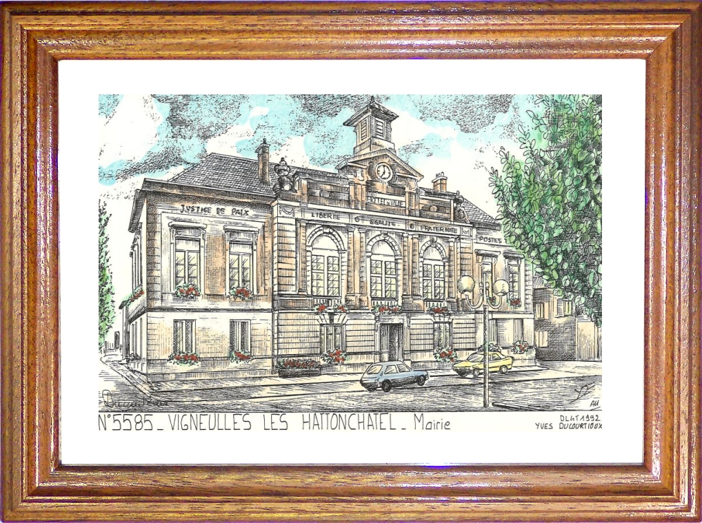 N 55085 - VIGNEULLES LES HATTONCHATEL - mairie