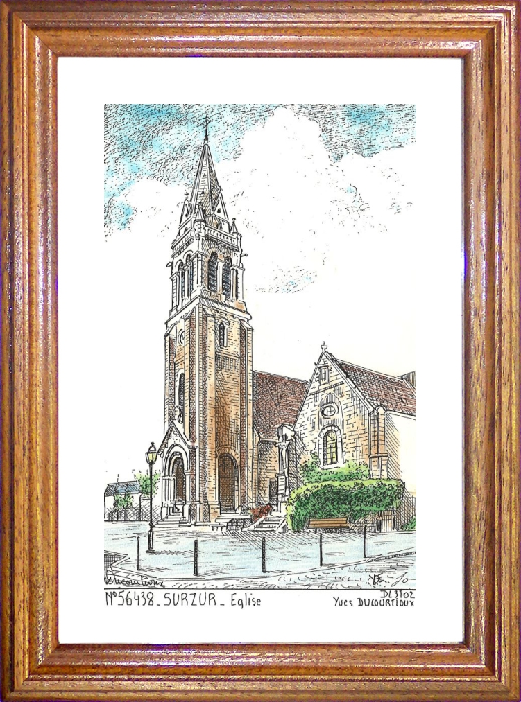 N 56438 - SURZUR - glise