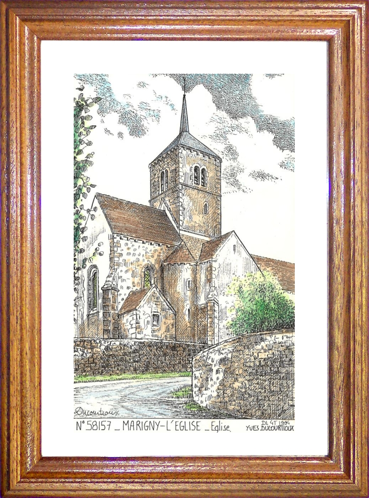 N 58157 - MARIGNY L EGLISE - glise