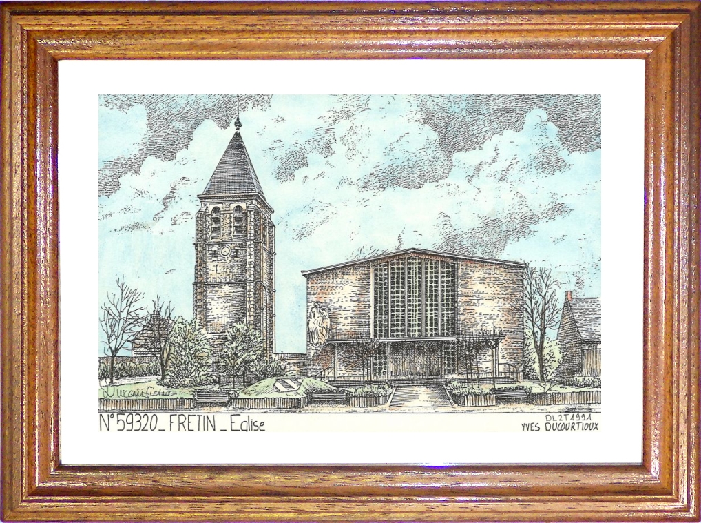 N 59320 - FRETIN - glise