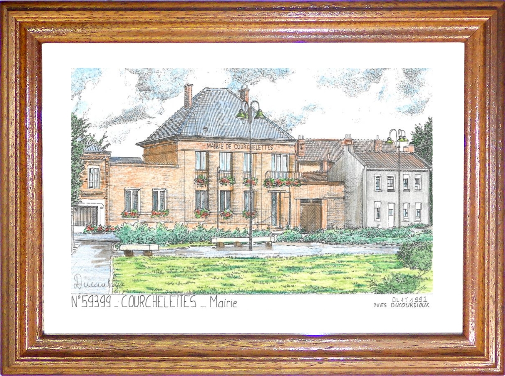 N 59399 - COURCHELETTES - mairie