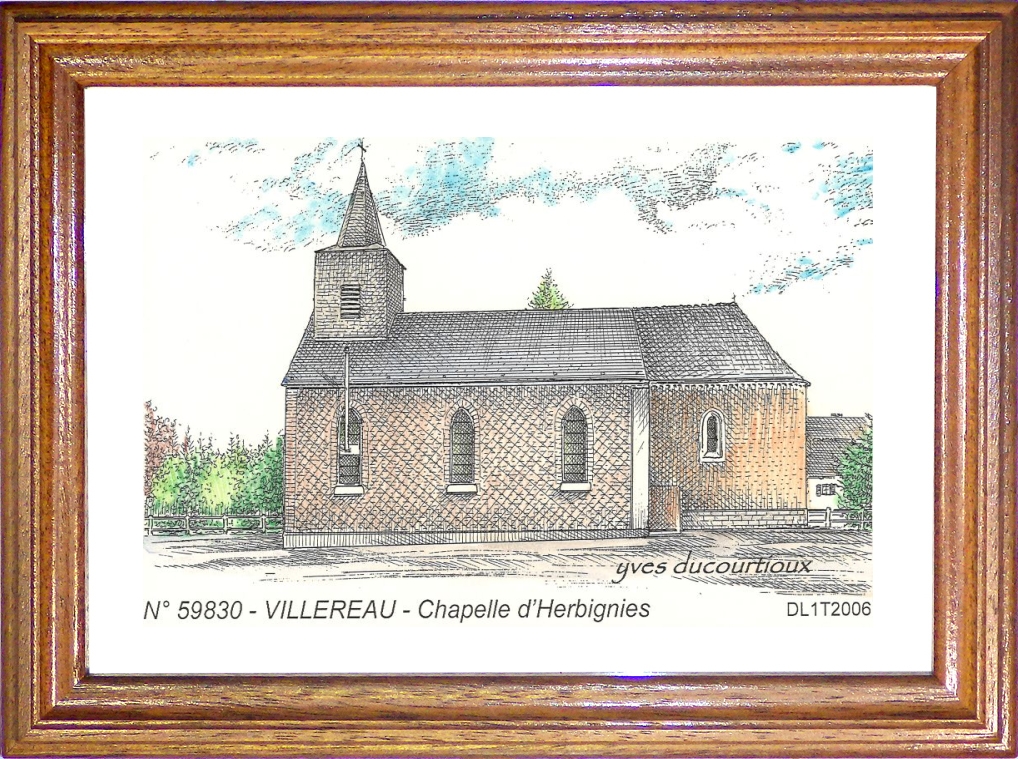 N 59830 - VILLEREAU - chapelle d herbignies