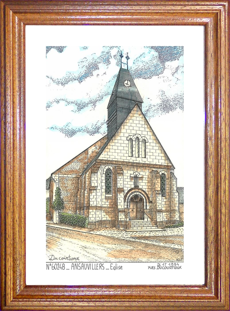 N 60248 - ANSAUVILLERS - glise