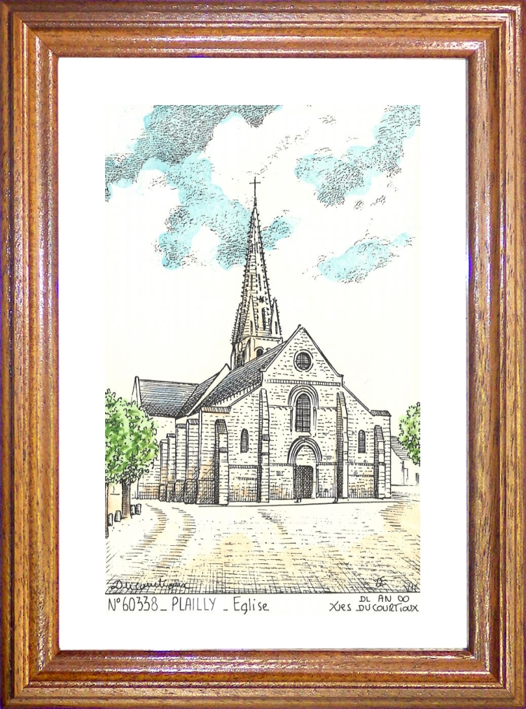 N 60338 - PLAILLY - glise