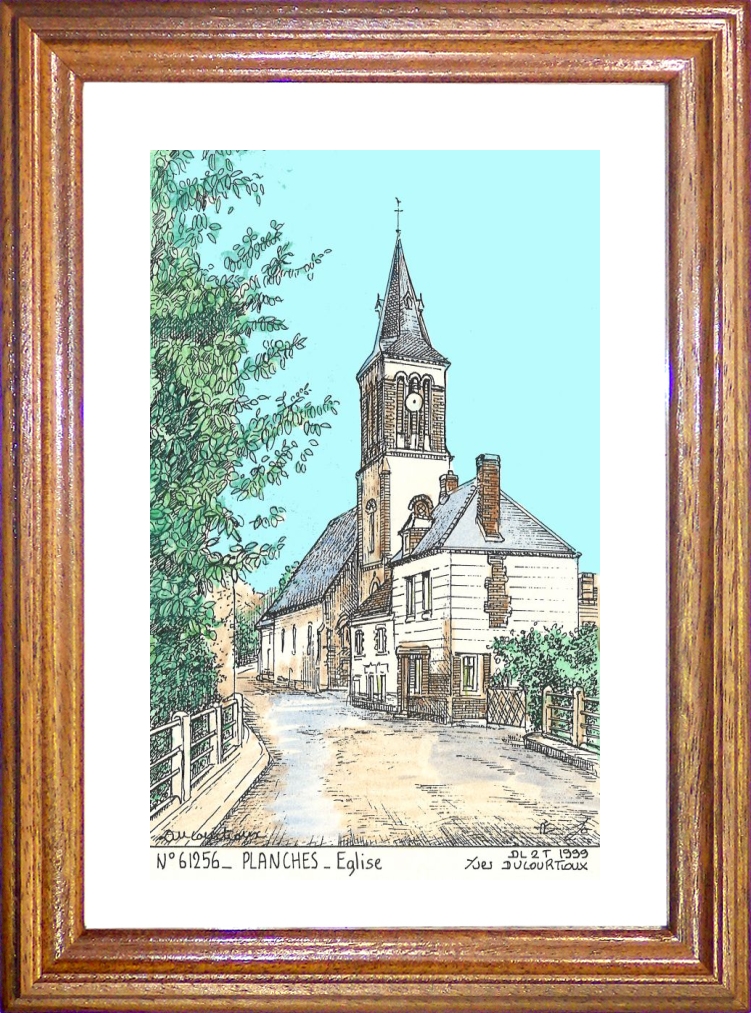 N 61256 - PLANCHES - glise