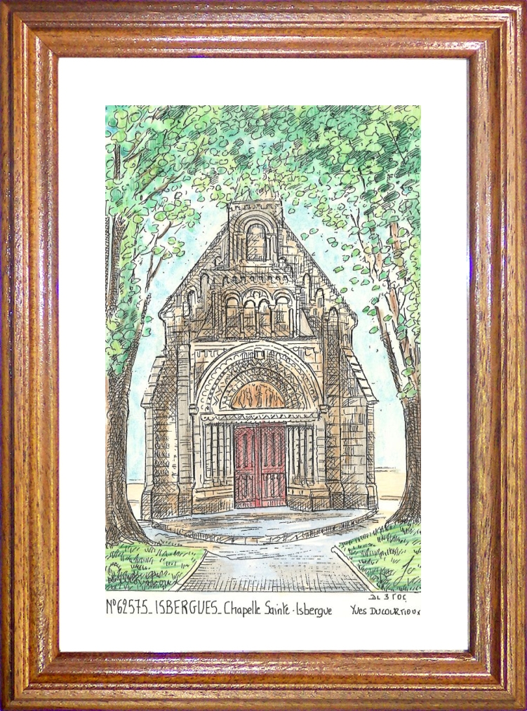 N 62575 - ISBERGUES - chapelle ste isbergue