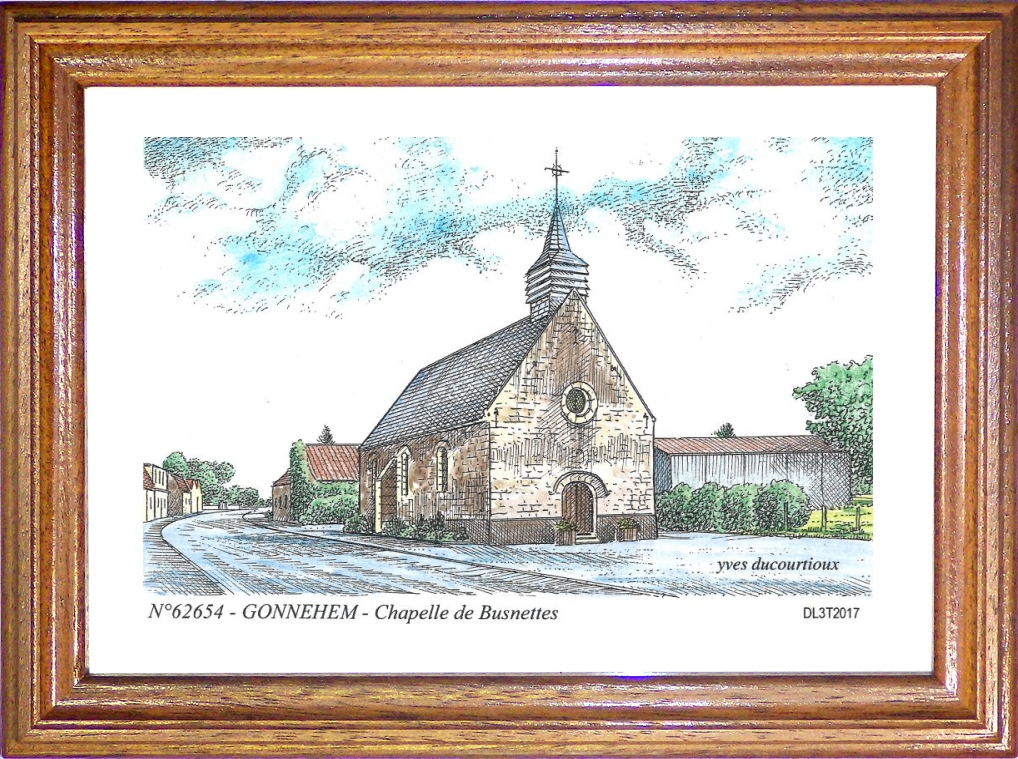 N 62654 - GONNEHEM - chapelle de busnettes