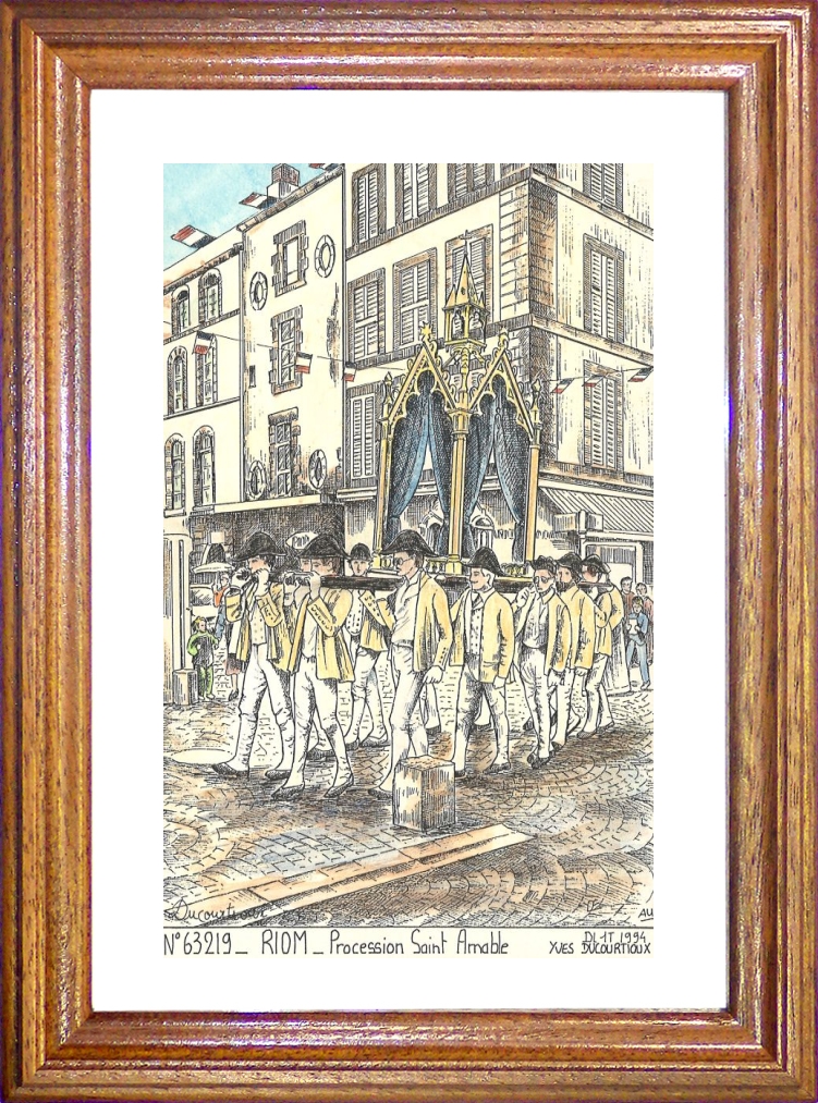 N 63219 - RIOM - procession st amable