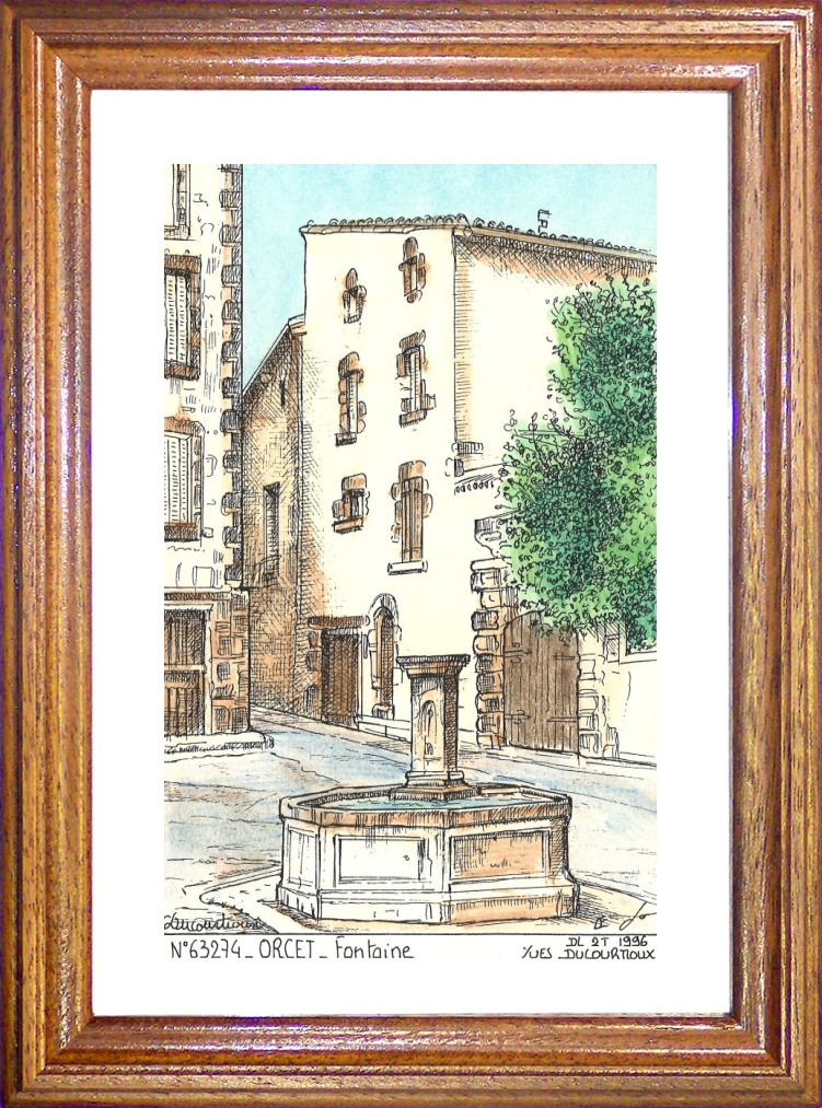 N 63274 - ORCET - fontaine