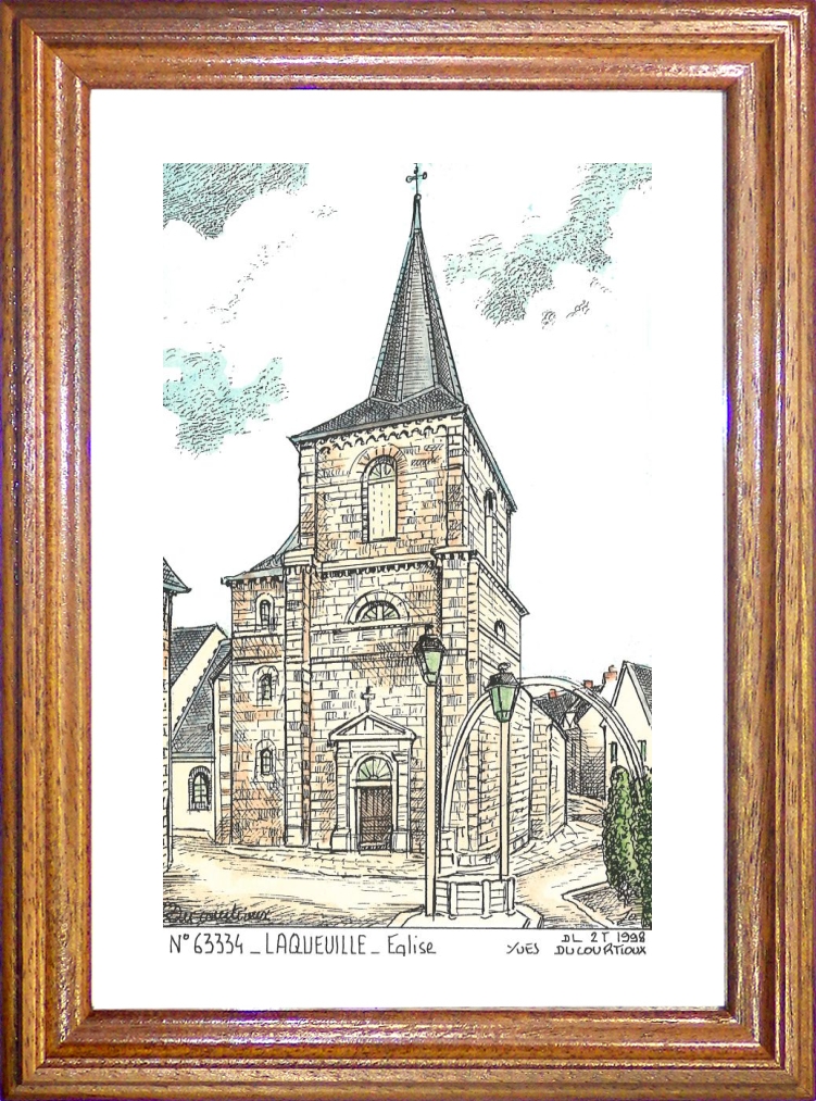 N 63334 - LAQUEUILLE - glise