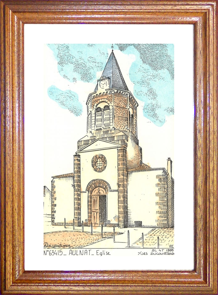 N 63415 - AULNAT - église