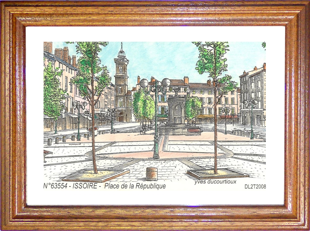 N 63554 - ISSOIRE - place de la rpublique