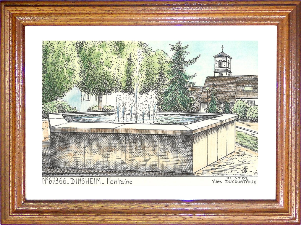 N 67366 - DINSHEIM - fontaine