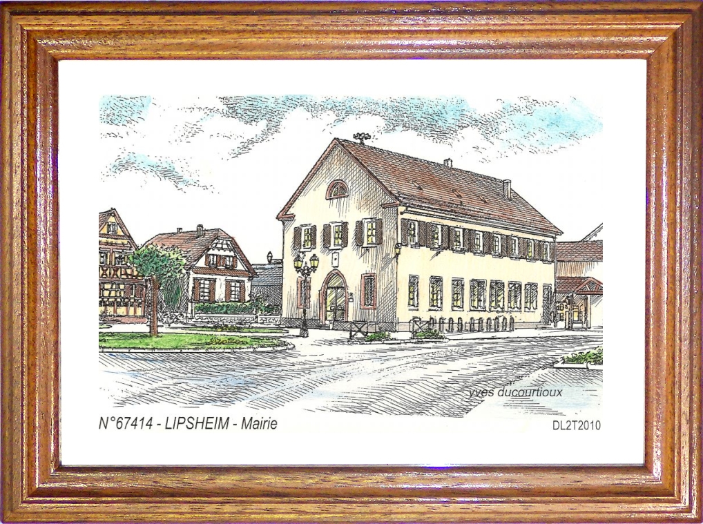 N 67414 - LIPSHEIM - mairie