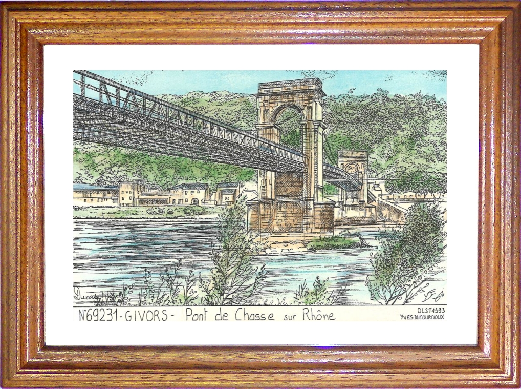 N 69231 - GIVORS - pont de chasse