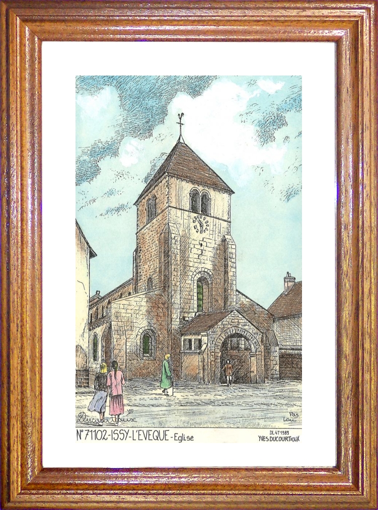 N 71102 - ISSY L EVEQUE - glise