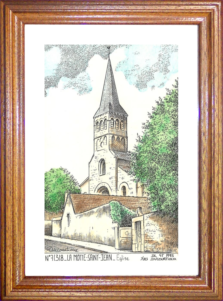 N 71318 - LA MOTTE ST JEAN - glise