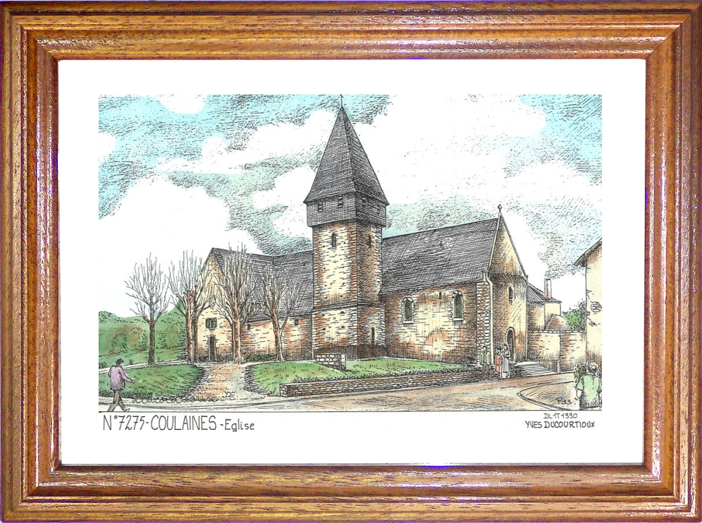 N 72075 - COULAINES - glise