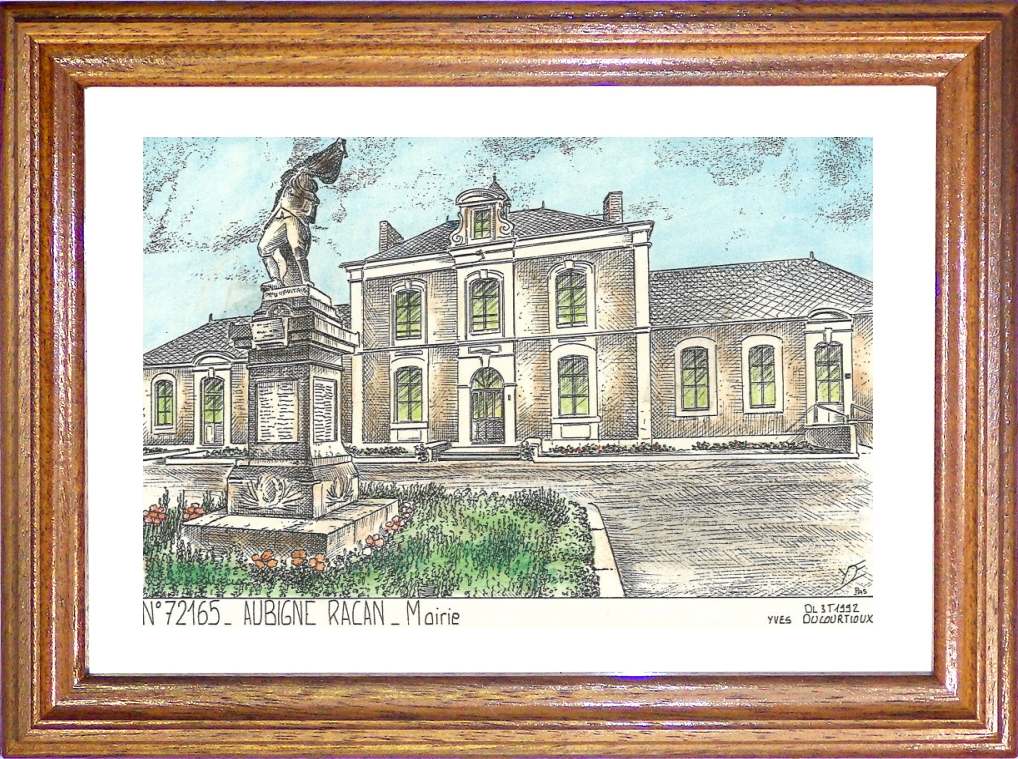 N 72165 - AUBIGNE RACAN - mairie
