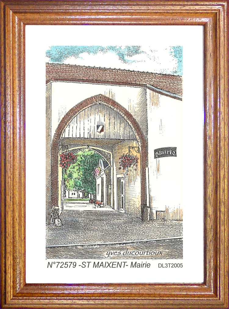 N 72579 - ST MAIXENT - mairie