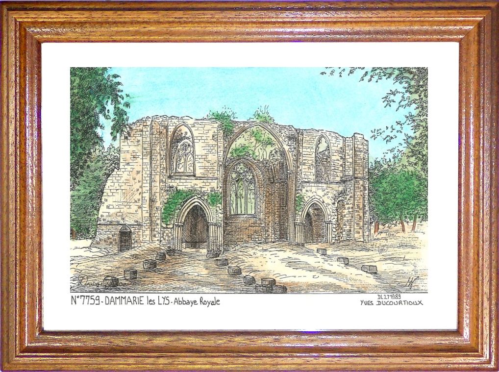 N 77059 - DAMMARIE LES LYS - abbaye royale