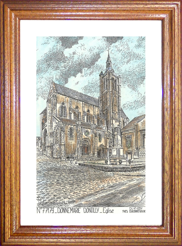 N 77179 - DONNEMARIE DONTILLY - glise