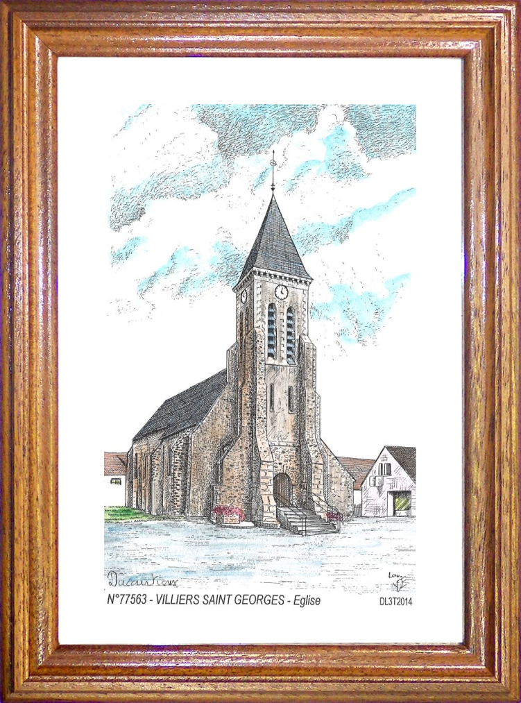 N 77563 - VILLIERS ST GEORGES - glise