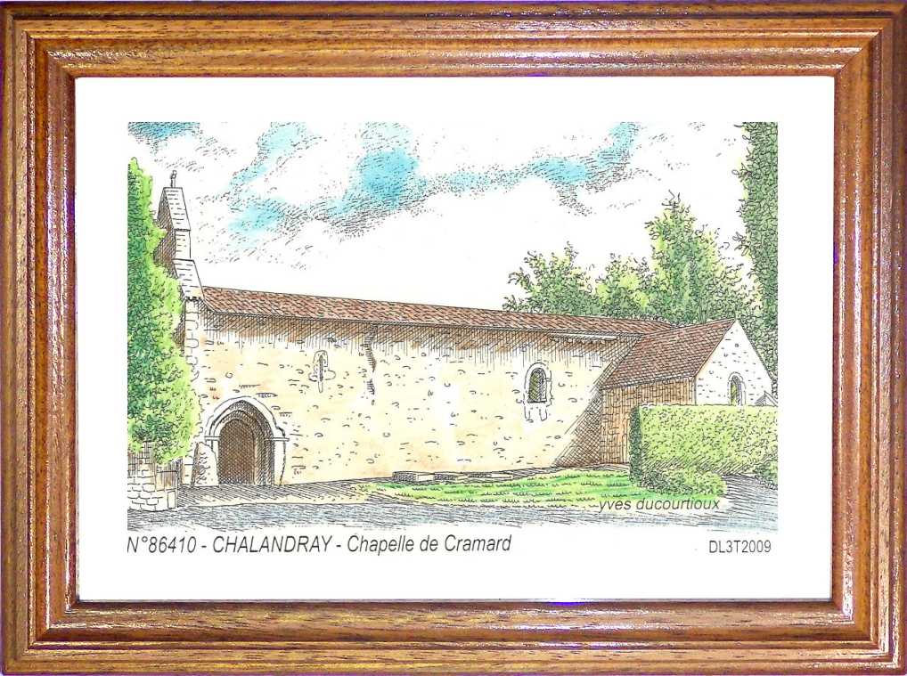 N 86410 - CHALANDRAY - chapelle de cramard