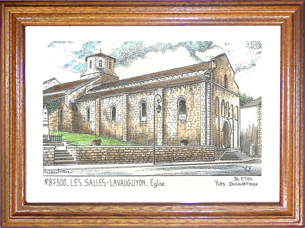 N 87300 - LES SALLES LAVAUGUYON - église