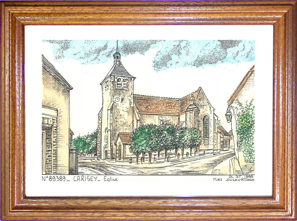 N 89389 - CARISEY - glise