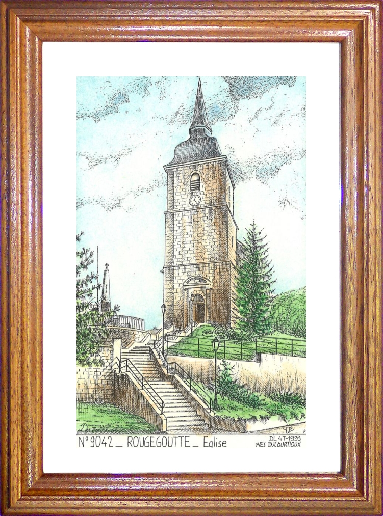 N 90042 - ROUGEGOUTTE - glise