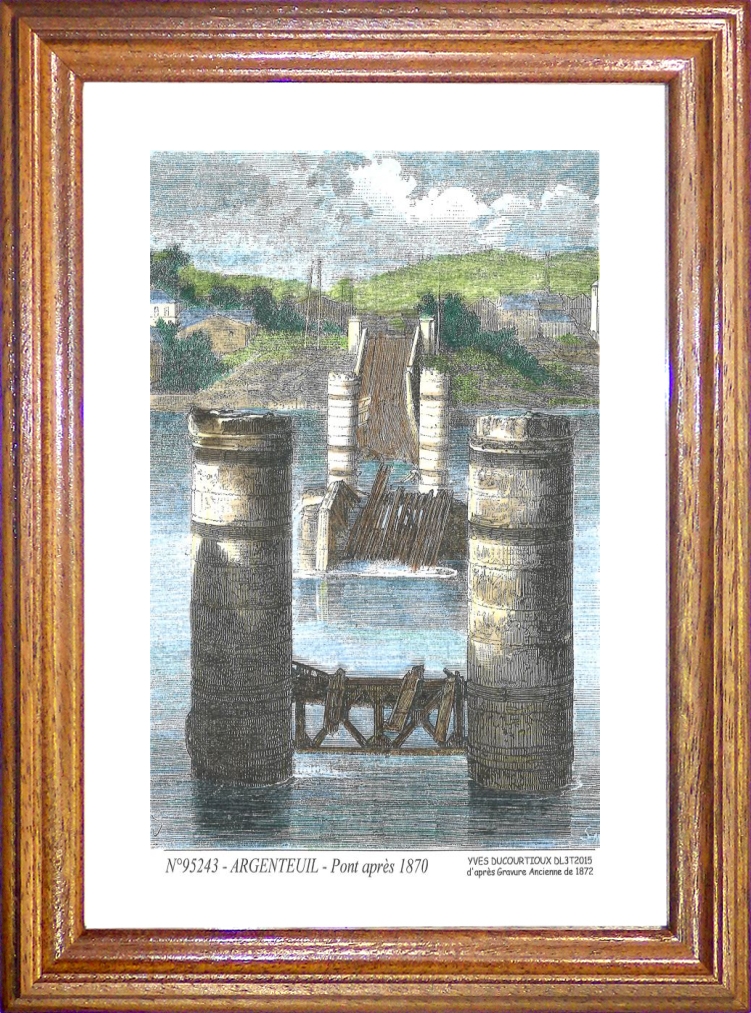 N 95243 - ARGENTEUIL - pont aprs 1870