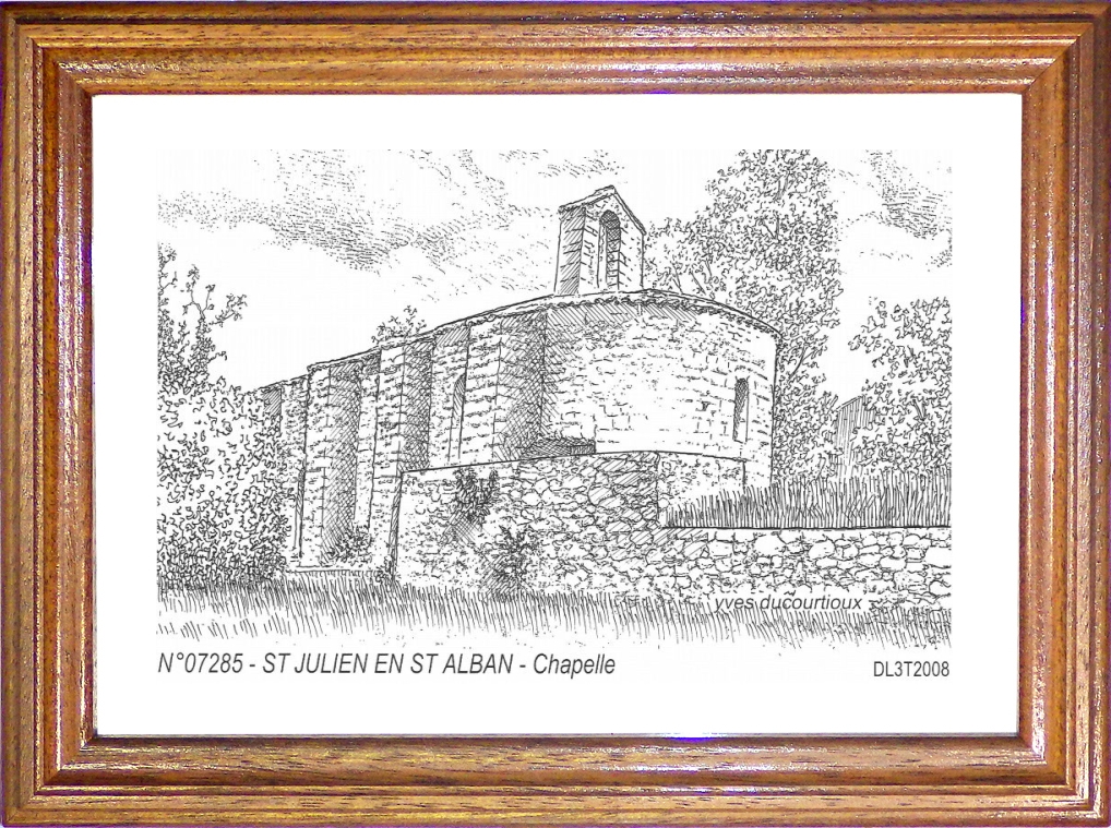 N 07285 - ST JULIEN EN ST ALBAN - chapelle