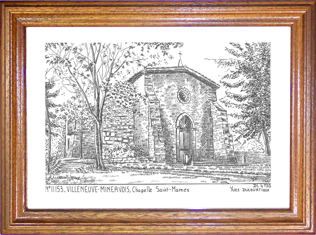 N 11153 - VILLENEUVE MINERVOIS - chapelle st mames