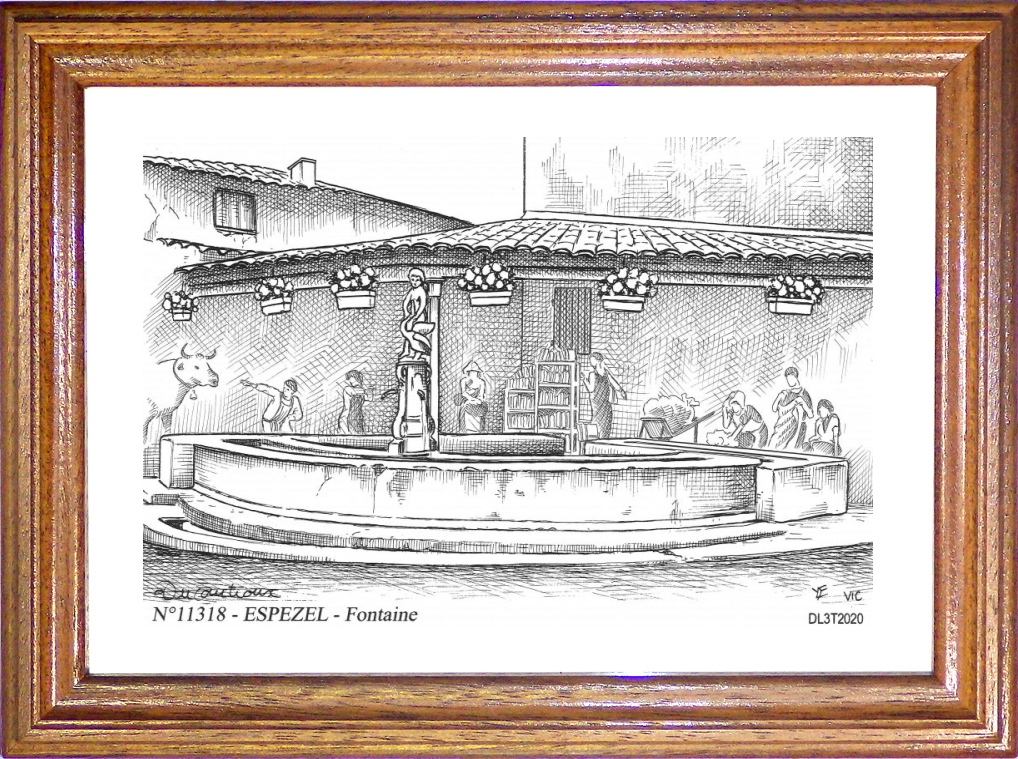 N 11318 - ESPEZEL - fontaine