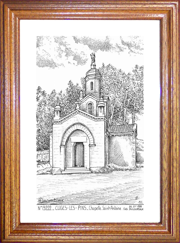 N 13222 - CUGES LES PINS - chapelle st antoine